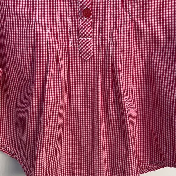 Gap Kids XS Red Gingham Button Down Shirt - Picture 6 of 8
